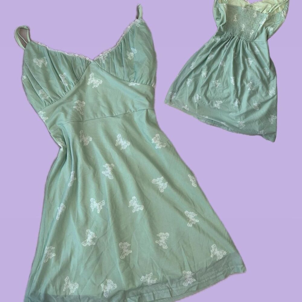 Butterfly Lace Babydoll Dress